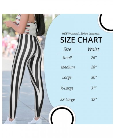 Womens Funny Printed Leggings Digital Print Footless Stretchy Tights Black & Yellow $12.74 Leggings