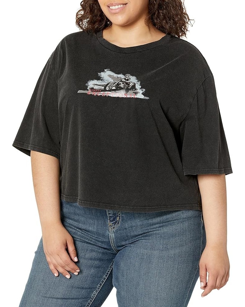 Women's Plus Size Top Derby Black $9.59 Blouses