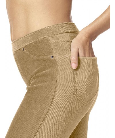 Women's Corduroy Leggings Camel $14.76 Leggings