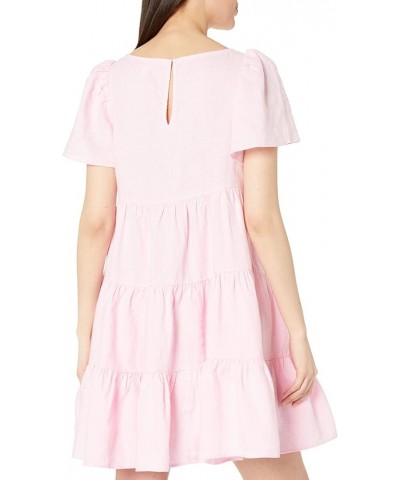 Jocelyn Short Sleeve Line Dress Pink Blossom $95.89 Dresses