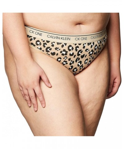 Women's Ck One Cotton Thong Panty Stephen Animal Print $7.19 Lingerie