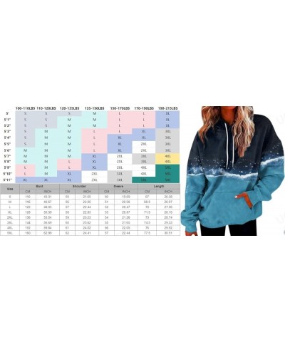 Sweatshirts for Women Long Sleeve Fashion Pullover Hoodies With Pocket Fleece Lightweight 2023 Fall Hooded Top 29navy $9.87 H...