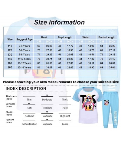 Girls Shorts Set Shirts for Women Unisex Crewneck T-shirts Cute Y2K Tops Teen Girls/Boys Short Tees+Long Pants 2-purple $8.83...