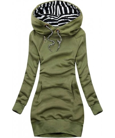 Women Floral Print Jacket Zipper Hoodies Sweatshirt Long Sleeve Zip Up Hooded Pullover Coat Trendy Clothes A5-green $13.13 Ho...