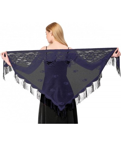 Lace Scarf Shawls and Wraps Capes for Evening Wedding Guest Dresses Date Night Out Wear Gifts for Women Her 14 Colors Blue $7...