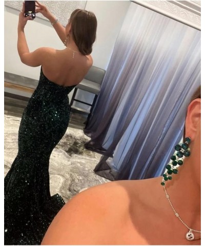 Sequin Evening Dresses for Women Formal Sexy Long Prom Party Gowns Mermaid Sparkly V-Neck Homecoming Dress Mairgold $33.58 Dr...