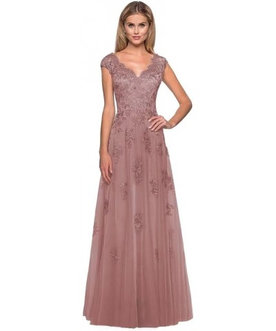 Laces Tulle Mother of Bride Dresses V-Neck Mother of The Groom Dresses Elegant Formal Evening Party Gowns Olive $35.69 Dresses