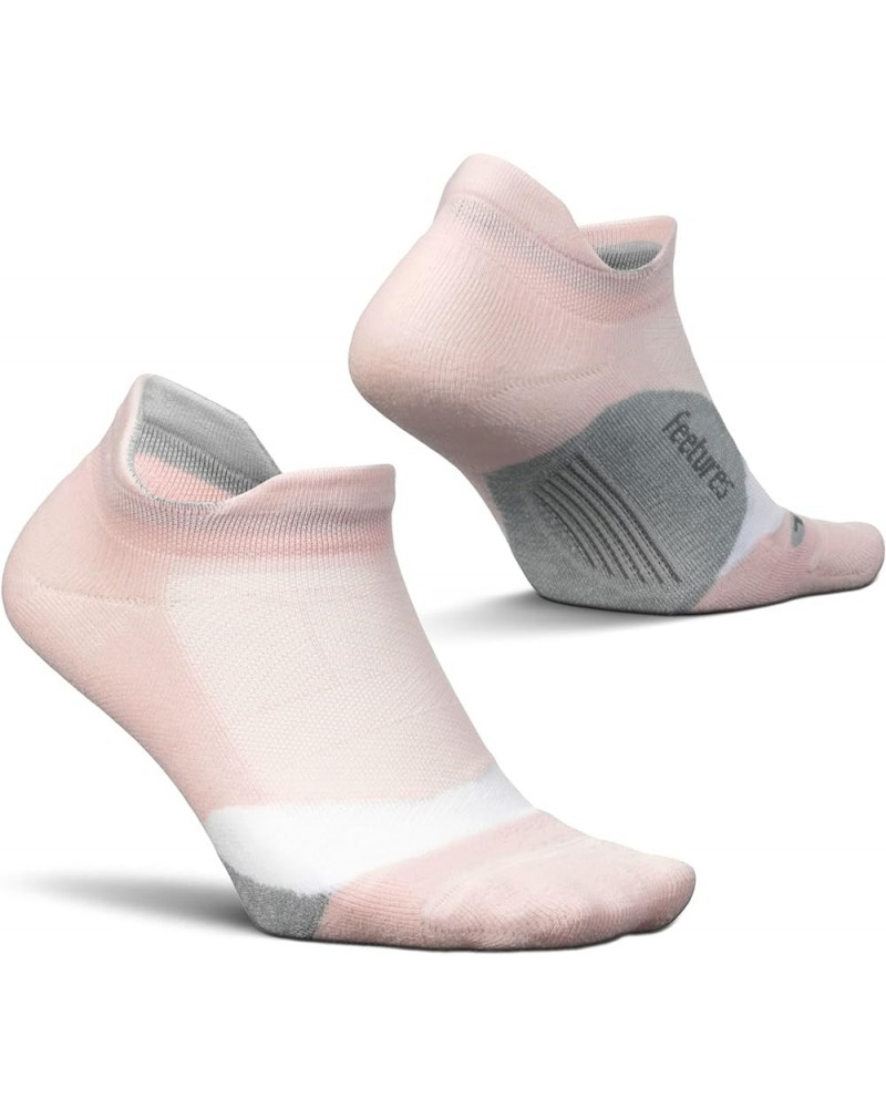 Elite Light Cushion No Show Tab Ankle Socks - Sport Sock with Targeted Compression - (1 Pair) New Propulsion Pink $9.20 Activ...