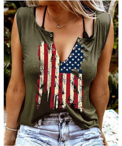 Smooth As Tennessee Whiskey Sweet As Strawberry Wine Tank Top Women Country Music Tee Ring Hole Summer Sexy V-Neck Shirt Flag...