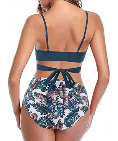 Two Piece Swimsuits for Women High Waisted Tankini Swimsuits Set 2021 Bathing Suits for Summer Beach Swimwear Bikinis White $...