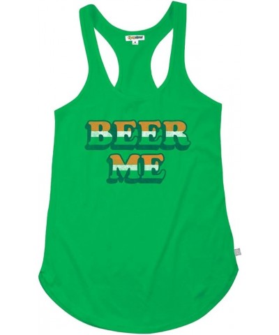 St. Patrick's Day Tank Tops for Women - Fun Holiday Tanks for St. Paddys Day Beer Me (Green) $12.97 Tanks