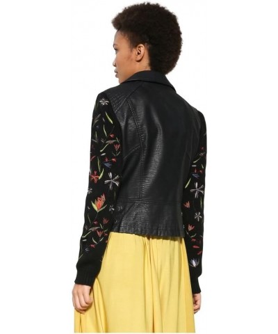 Women's Black Joan Biker Jacket 38 UK 10 $86.41 Jackets