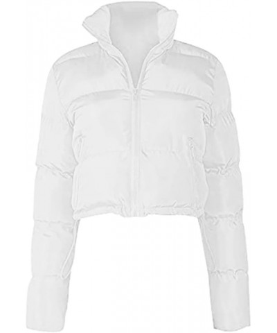 Down Jacket for Women Sexy Solid Long Sleeve lightweight Coat Winter Warm Insulated Thick Puffer Jackets Comfy Outwear Small ...