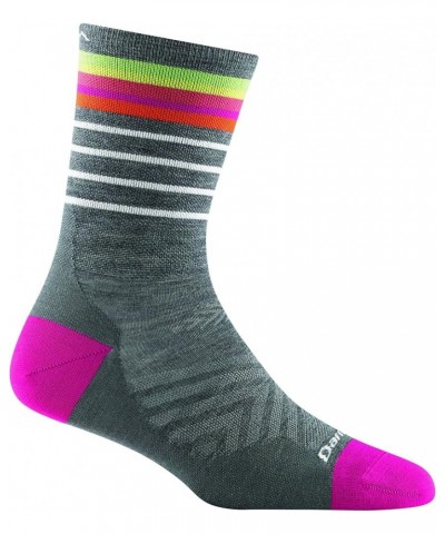 Darn Tough Women's Stride Micro Crew Ultra-Lightweight Running Sock (Style 1045) - Gray $12.48 Activewear