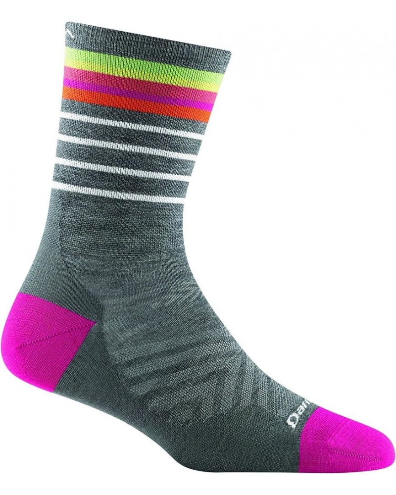 Darn Tough Women's Stride Micro Crew Ultra-Lightweight Running Sock (Style 1045) - Gray $12.48 Activewear