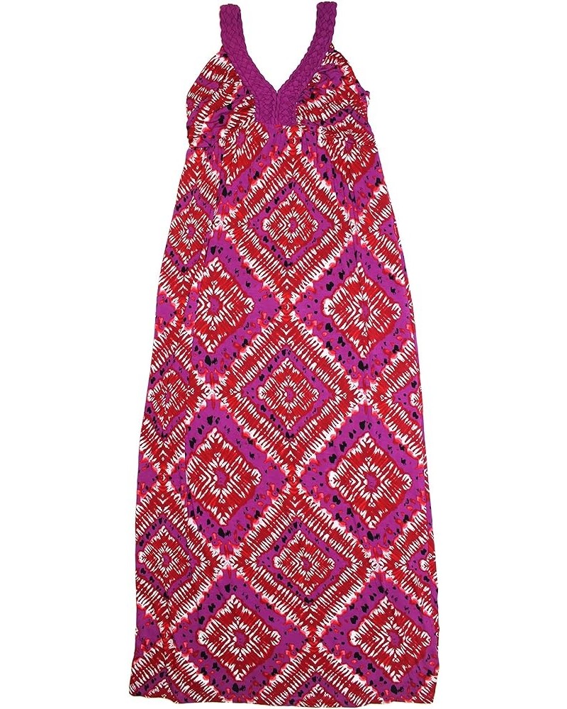 Ladies' Maxi Dress Grape Poppy $15.50 Dresses