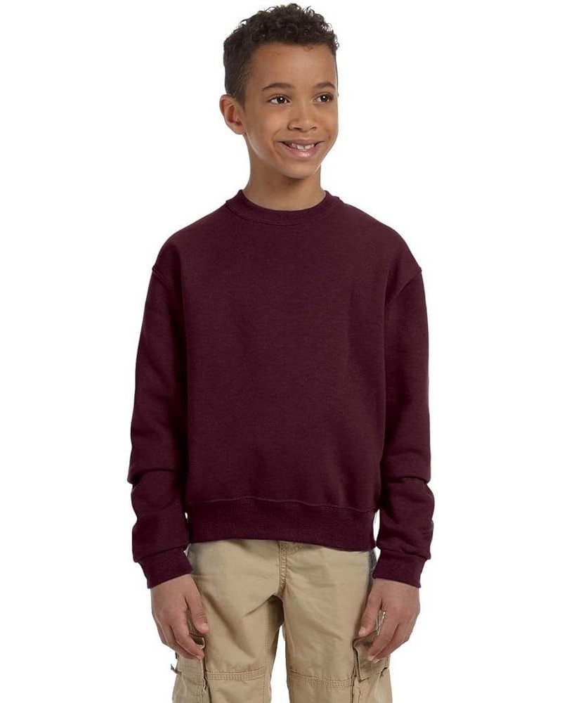 Youth NuBlend Crew Neck Sweatshirt 562B Chocolate Maroon $9.25 Hoodies & Sweatshirts