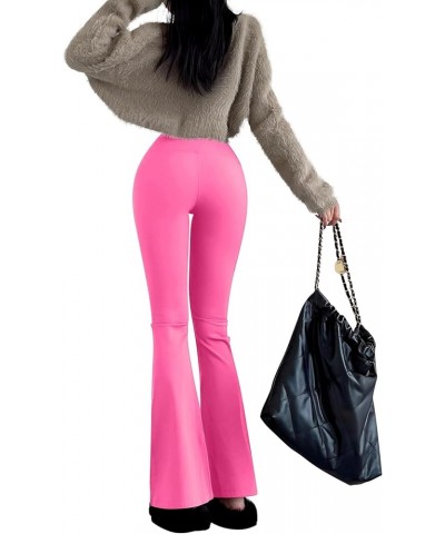 Women’s Yoga Pants Flare Leggings - Casual Crossover Flared Leggings for Women Bell Bottom Hight Waisted Workout Pants Barbie...