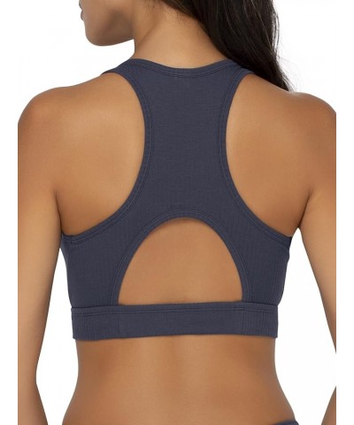 Women's Cloud Cotton Comfort Collection Bralette Navy Highlight $15.16 Lingerie