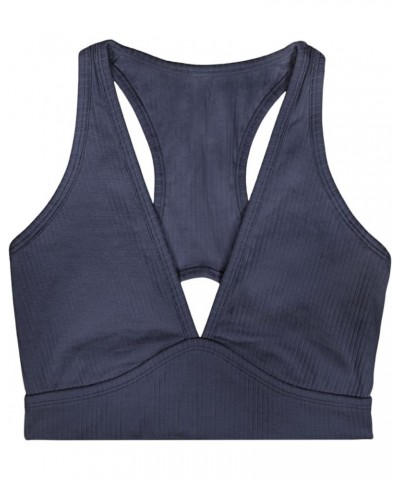 Women's Cloud Cotton Comfort Collection Bralette Navy Highlight $15.16 Lingerie