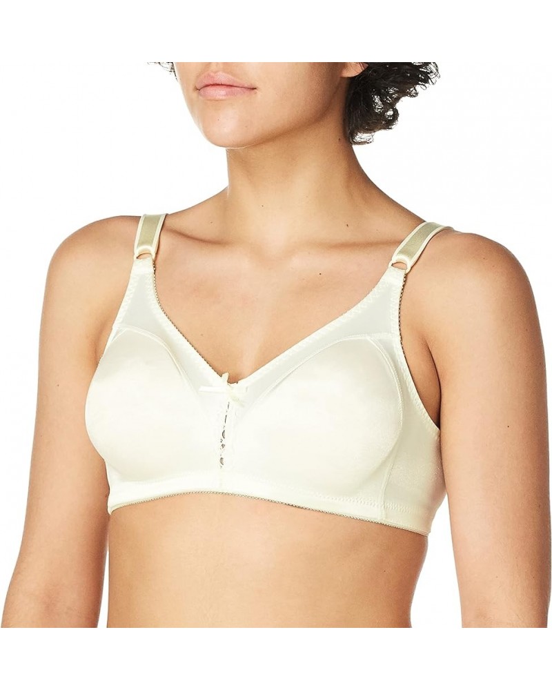 Women's Double Support Wireless Bra, Comfortsoft Full-coverage Wirefree Bra, Df3820 Cream $13.72 Lingerie