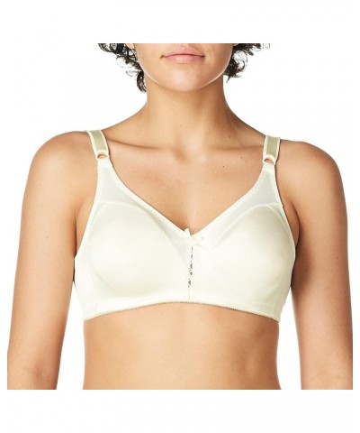 Women's Double Support Wireless Bra, Comfortsoft Full-coverage Wirefree Bra, Df3820 Cream $13.72 Lingerie