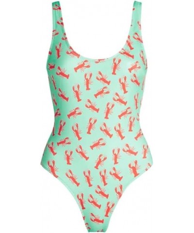 Women's Swim One Piece Swimsuit – Bathing Suit for Women Rock Lobster $26.40 Swimsuits