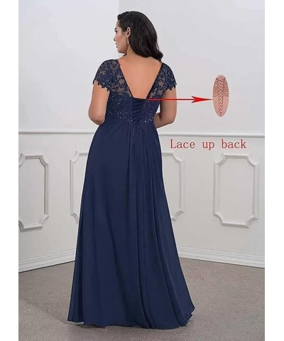 Mother of The Bride Dresses Lace Appliques Chiffon Wedding Guest Dresses for Women Plus Size Long Formal Gowns Black $48.50 D...