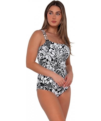 Women's Standard Taylor Tankini Swimsuit Top with Underwire Caribbean Seagrass Texture $45.32 Swimsuits