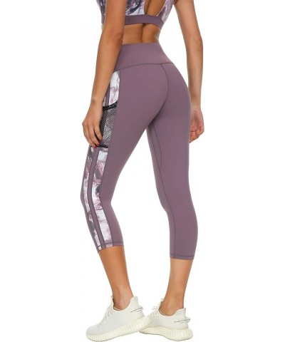 Women's Capri Yoga Pants Exercise Running Workout Leggings with Pockets 1863 $15.38 Leggings