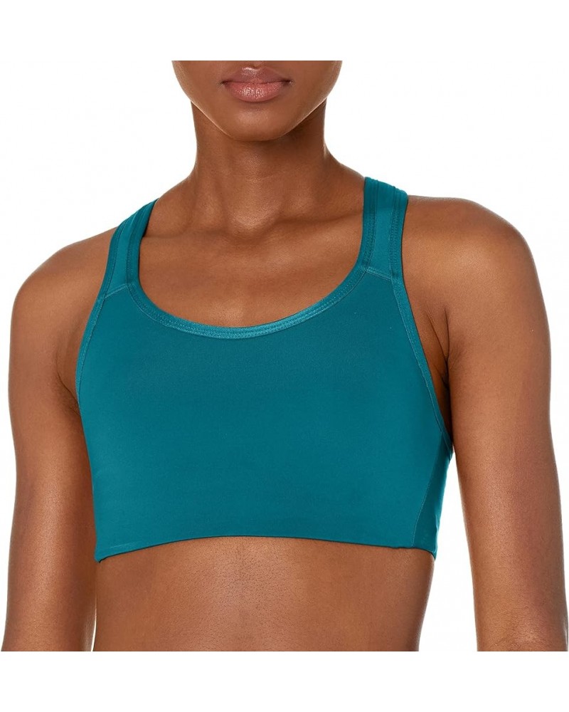 Women's Active Shine Racerback Sports Bra Deep Lagoon $8.13 Lingerie