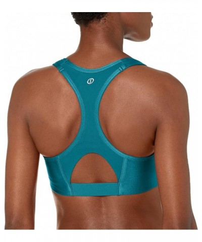 Women's Active Shine Racerback Sports Bra Deep Lagoon $8.13 Lingerie