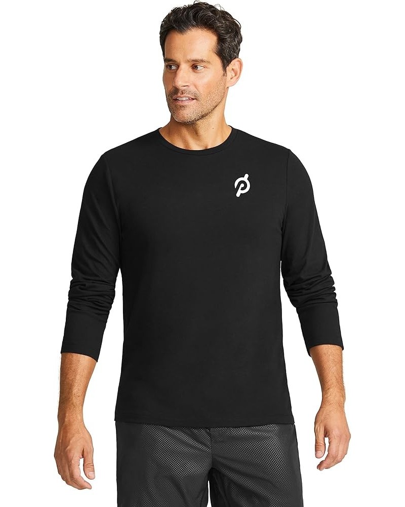 Unisex Classic Long Sleeve Shirt Black P Pocket Logo 3X-Large $22.18 Activewear