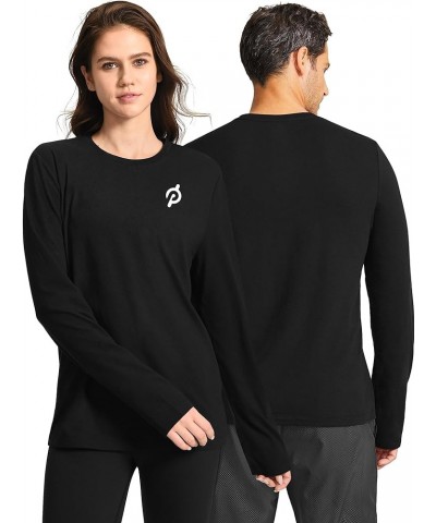 Unisex Classic Long Sleeve Shirt Black P Pocket Logo 3X-Large $22.18 Activewear