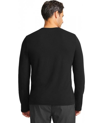 Unisex Classic Long Sleeve Shirt Black P Pocket Logo 3X-Large $22.18 Activewear