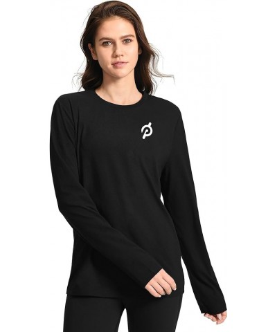 Unisex Classic Long Sleeve Shirt Black P Pocket Logo 3X-Large $22.18 Activewear