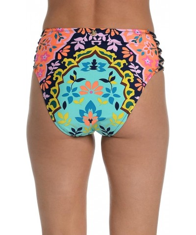 Women's Standard High Waist Pant Bikini Swimsuit Bottom Multi//Flora-block $37.41 Swimsuits