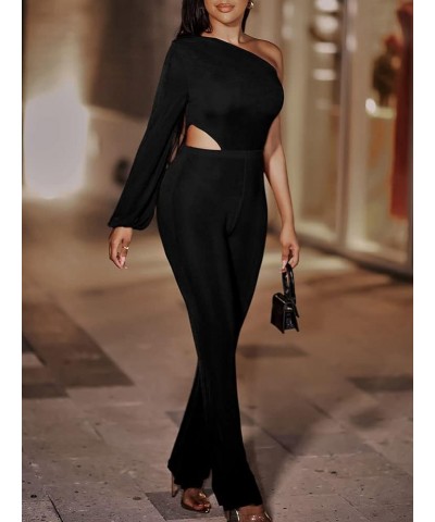 Women Sexy Off Shoulder Strapless Floral Wide Leg Jumpsuit Romper Flare Palazzo Long Pants Set 5black $13.24 Suits