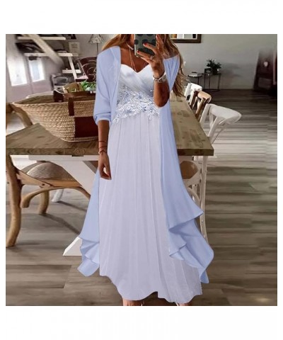 Women's V Neck Sleeveless Spaghetti Strap Floral Flowy Maxi Dress with Chiffon Solid Color Jacket 2 Piece Set Floral 06 $19.5...