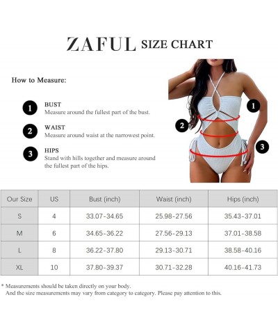 Womens One Piece Swimsuit Sexy Ribbed Monokini High Waisted Cutout Bathing Suit Light Green $16.10 Swimsuits