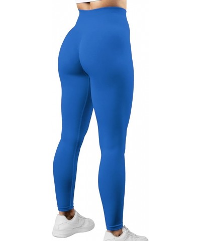 Women's Scrunch Butt Lifting Leggings High Waisted Booty Yoga Pants Seamless Workout Gym Leggings 2 Upgrade Seamless-blue $15...