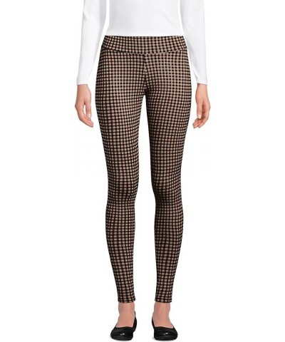 Women's Starfish Mid Rise Knit Leggings Warm Brown/Black Small Check $20.00 Leggings