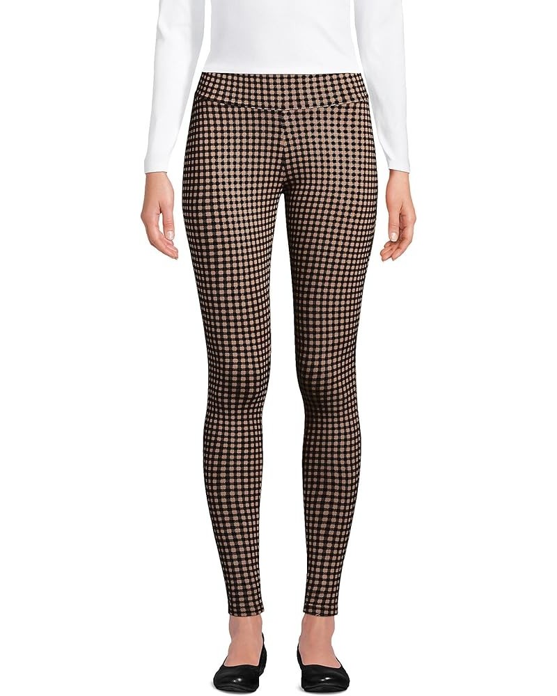 Women's Starfish Mid Rise Knit Leggings Warm Brown/Black Small Check $20.00 Leggings