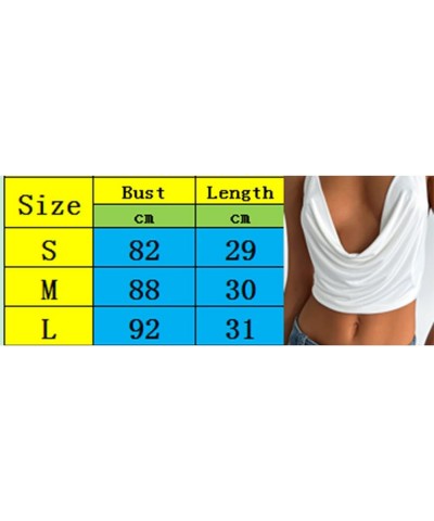 Sexy 3D Floral Tank Top for Women Y2k Ruffle Backless Ruched Camisole Top Sleeveless Halter Crop Vest Top Streetwear J-pink $...