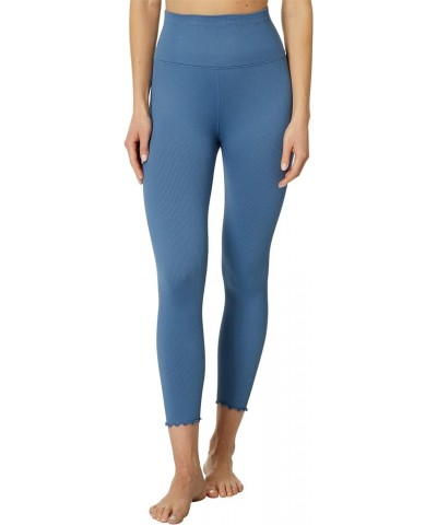 Women's Love Sculpt 7.8 Ruffle Legging Coastal Blue $41.85 Leggings