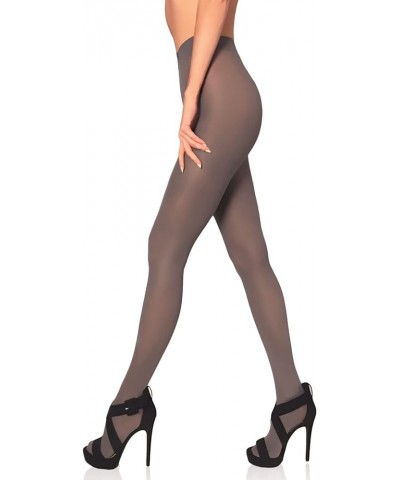 Microfiber Tights for Women Everyday Pantyhose Semi Opaque Nylons Grey $12.58 Socks