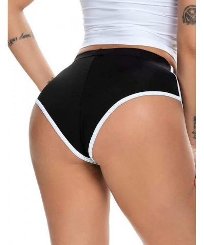 Women's Low Rise Dolphin Shorts Daisy Dukes Plus Running Workout Fitness Sport High Cut Yoga Booty Shorts Black $10.43 Active...