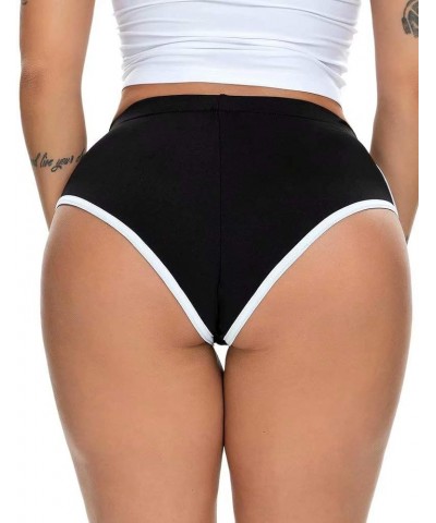 Women's Low Rise Dolphin Shorts Daisy Dukes Plus Running Workout Fitness Sport High Cut Yoga Booty Shorts Black $10.43 Active...