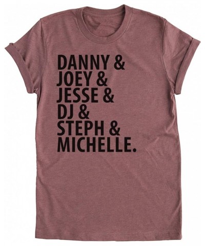 The Tanner Family Character Tee - Unisex Tee Shirt Mauve $15.39 T-Shirts