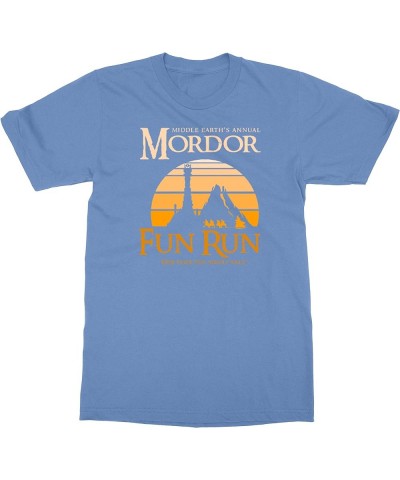 Annual Mordor Fun Run Funny Rings Movie Unisex T-Shirt Carolina Blue $16.22 T-Shirts